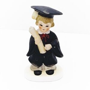 Vintage Lefton Ceramic Figurine Graduation Day #2791 Japanese Made Figurine